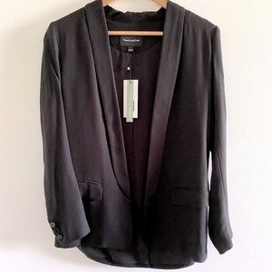 NWT FRANK & OAK Open front long blazer - women’s Tencel fully-lined open